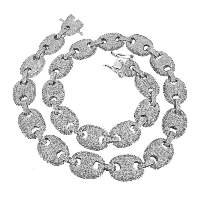 gucci link chain 13mm diamond necklace bracelet affordable jewelry lifetime guarantee shopgld