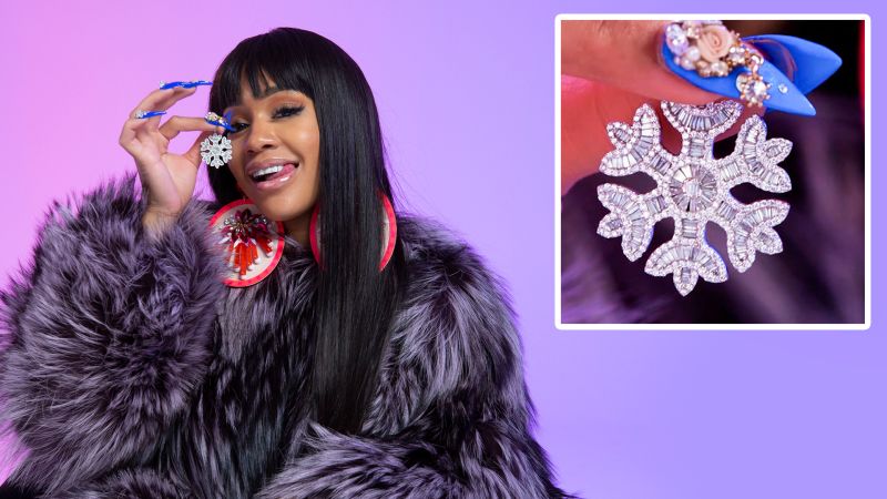 Quavo Gifts Saweetie A $75K Iced Snowflake pendant necklace chain free vvs diamond girl my type