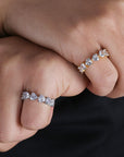 Kylie Jenner signature heart eternity ring diamond vvs shopgld ifandco travis scott