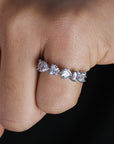 Kylie Jenner signature heart eternity ring diamond vvs shopgld ifandco travis scott