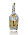 Hennessy dripped bottle pendant necklace chain saweetie my type juice world diamond gold