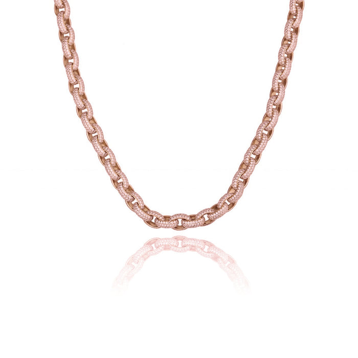 hermes link gold cuban link chain drake acrobat diamond vvs