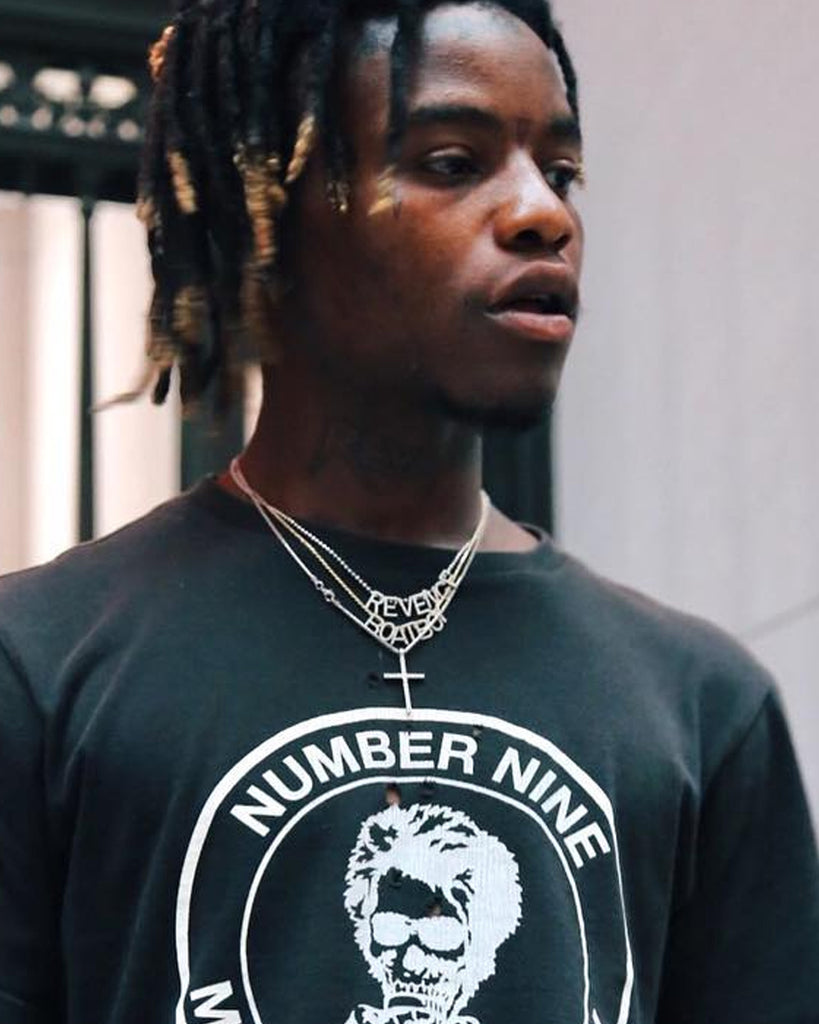 choker lil uzi vert Custom Alphabet A-Z Initial Letter Name Charm Jewelry pendant chain necklace