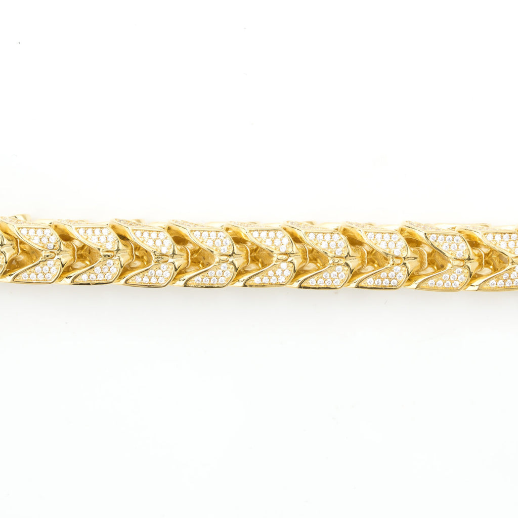 Iced Out Franco Bracelet 10mm