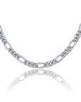 10mm Iced out Figaro chain White gold cuban link chain ifandco shopgld
