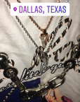 lil uzi VLONE V diamond pendant necklace chain ifadnco playboi carti ian connor