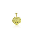 super mario mushroom pendant gold yellow