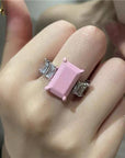 eternity ring acrylic fashion ring gemstone harry winston ring price