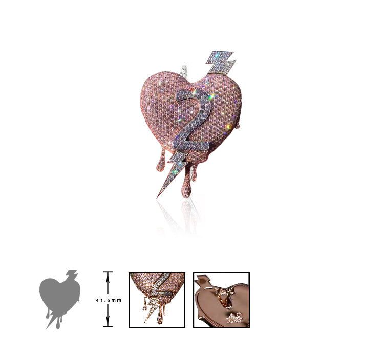 Lil Uzi Vert Cops Iced Out Luv Is Rage 2 Chain diamond necklace chain