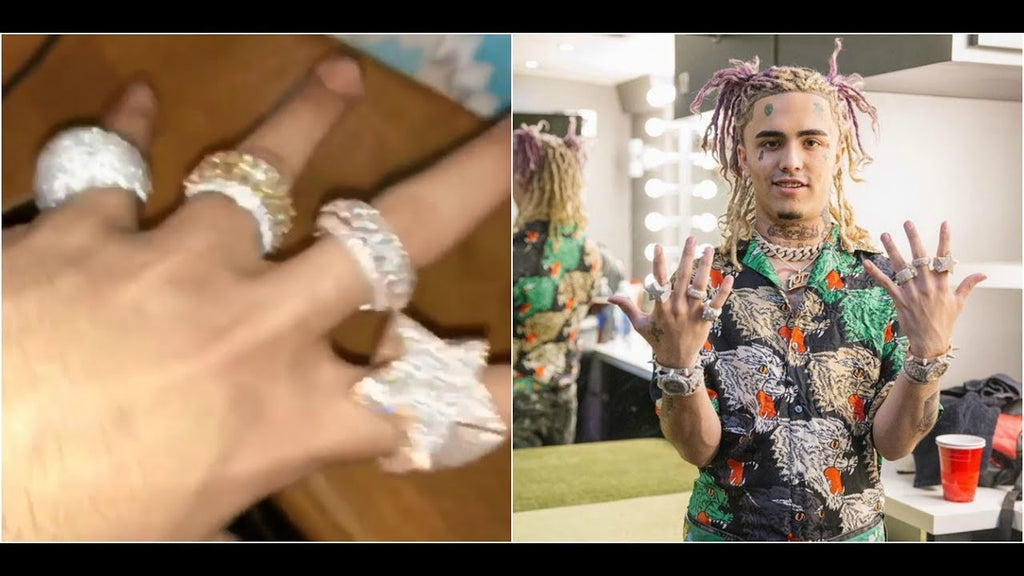 iced out eternity ring moving spinning rotating ring as seen on lil pump lil uzi vert and migos