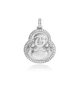 micro laughing buddha pendant