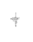 affordable gun pendant necklace hip hop chain