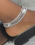 kylie jenner butterfly travis scott cuban links chain anklet bracelet diamond rich girls shopgld
