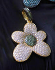 golf le fleur tyler the creator flower boy pendant necklace free chain igor ifandco vvs diamond ben baller