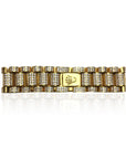 Rolex Presidential bracelet 9ct Gold Rolex Style Iced Out Presidential Bracelet diamond