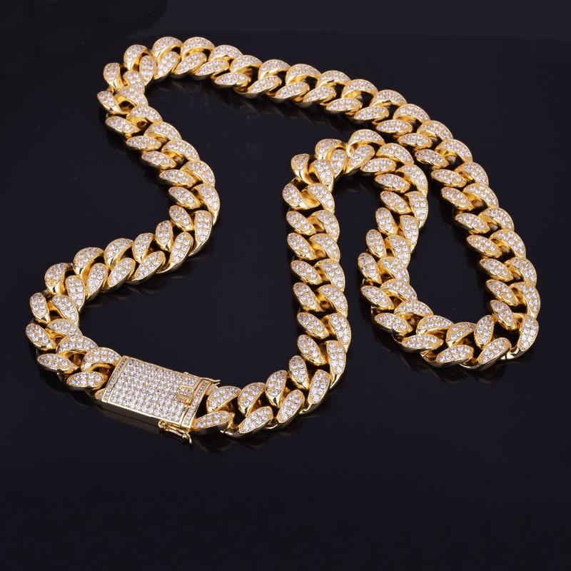 20mm heavy solid miami cuban link chain seen on LIL UZI VERT ifandco diamond vvs
