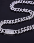20MM Miami cuban link chain as seen on LIL UZI VERT special clasp gold vvs diamond