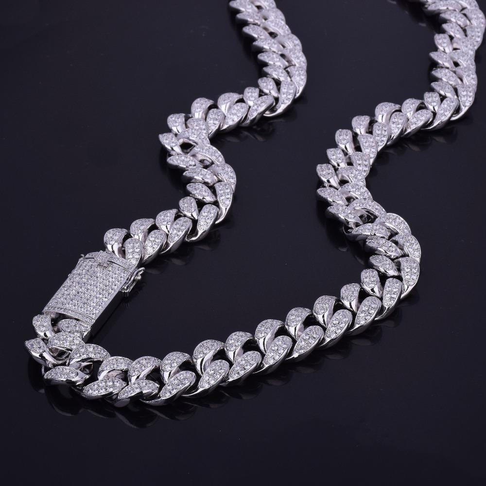 20MM Miami cuban link chain as seen on LIL UZI VERT special clasp gold vvs diamond