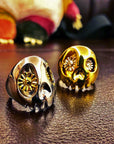 SUPERFLAT murakami takashi skull floral ring ifandco bape nigo as seen on travis scott kanye