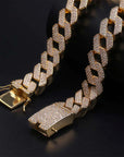 curb cuban link 20mm necklace chain fully iced custom clasp diamond ifandco