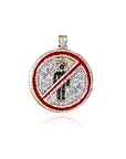 travis scott laflame no bystanders chain necklace pendant astroworld