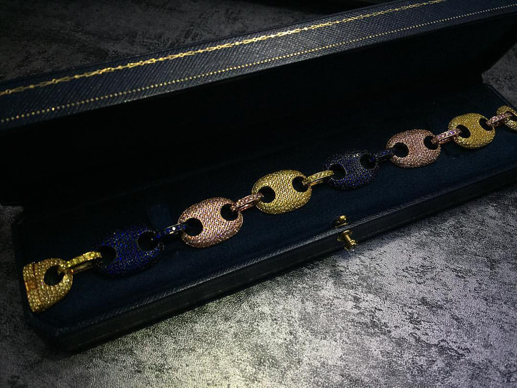 custom gucci link bracelet
