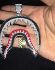 Custom Bathing Ape bape shark necklace & pendant WGM