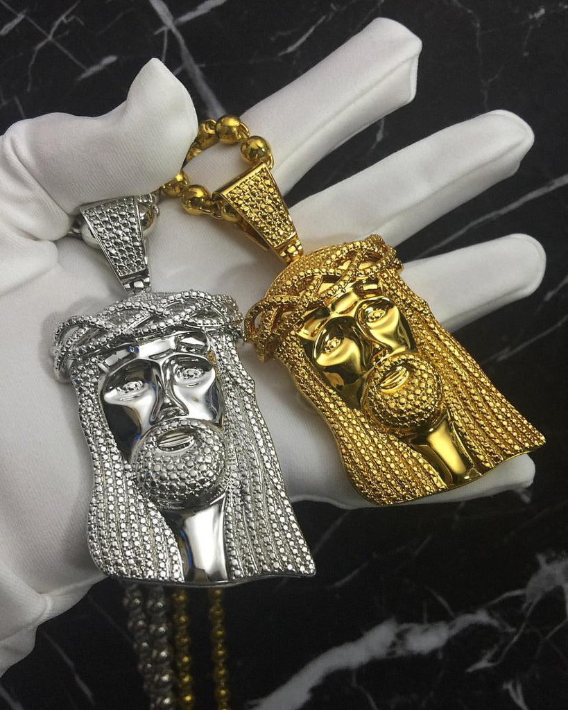 Standard jesus piece chain pendant & necklace