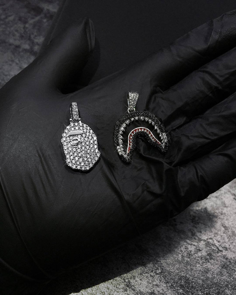 nano bape necklace pendant necklace chain bathing ape