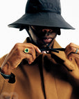 Vogue Tyler the creator green heart ring emerald diamond custom made diamond vvs ifandco