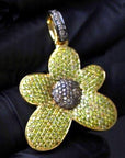 golf le fleur tyler the creator flower boy pendant necklace free chain igor ifandco vvs diamond ben baller