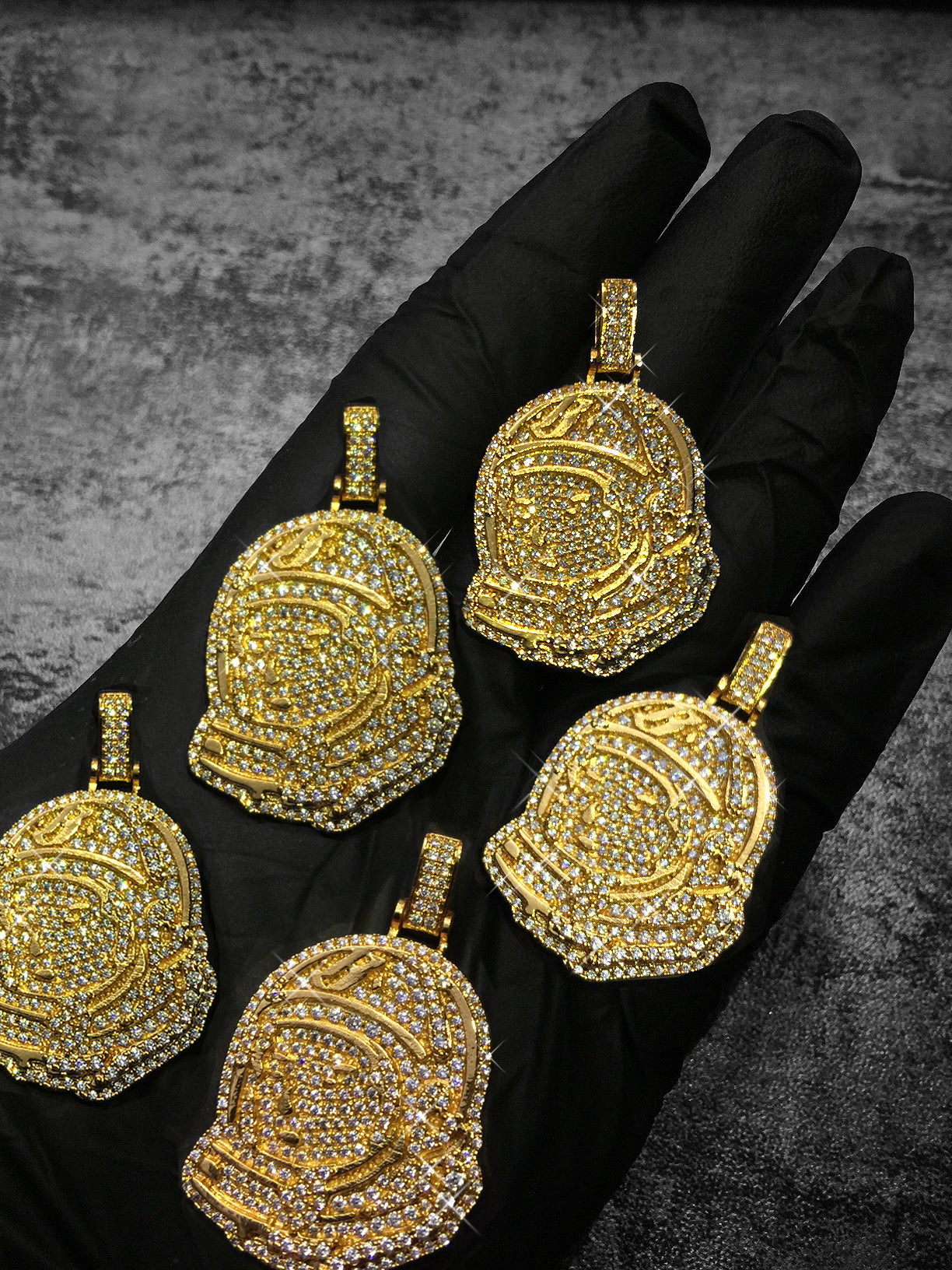 pharrell nigo ifadnco affordable hip hop jewelry diamond gold pendant necklace chain