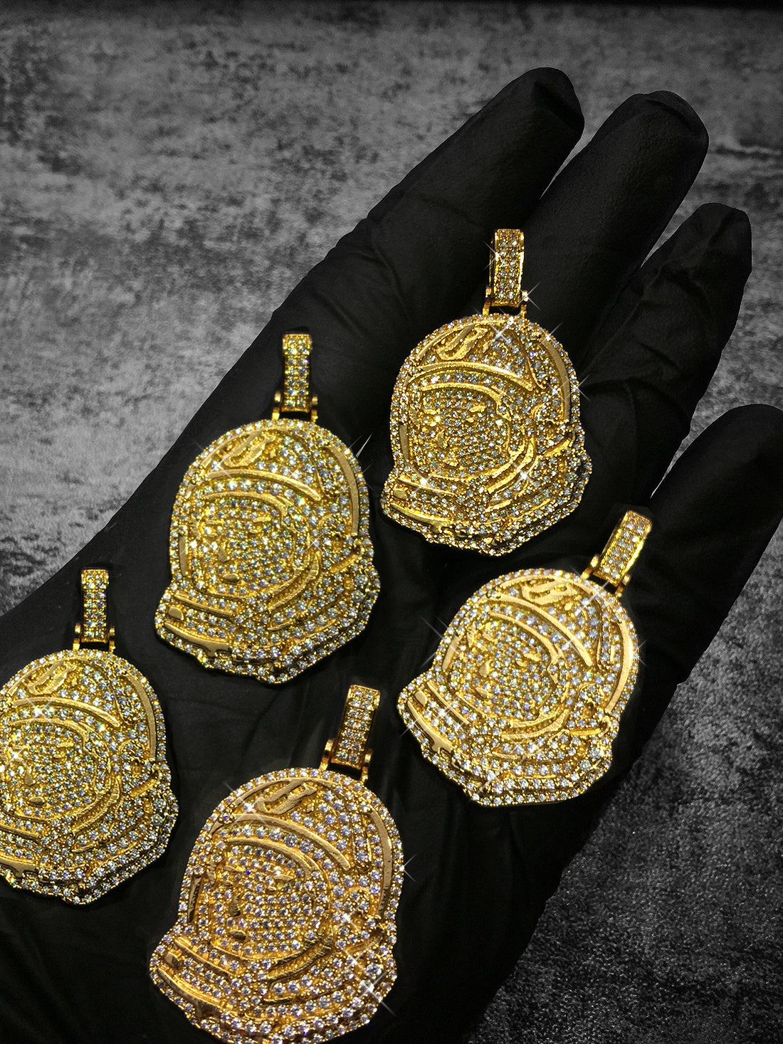 pharrell nigo ifadnco affordable hip hop jewelry diamond gold pendant necklace chain