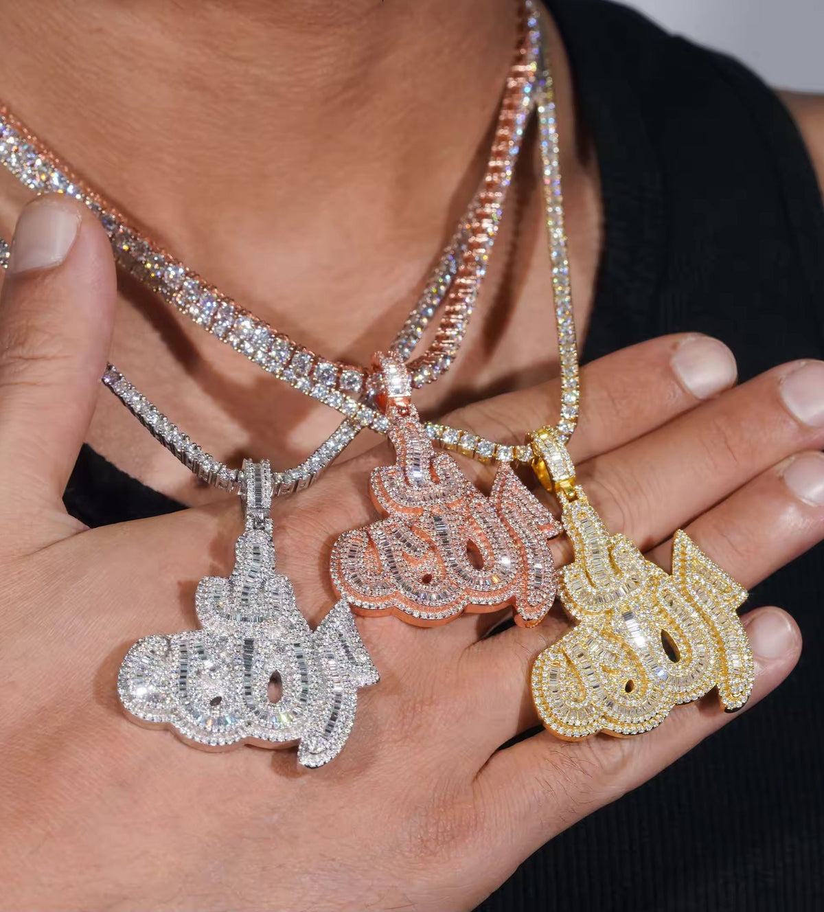 Muslim Arabic Allahu Akbar Islamic Pendant necklace dave east Allah ifandco