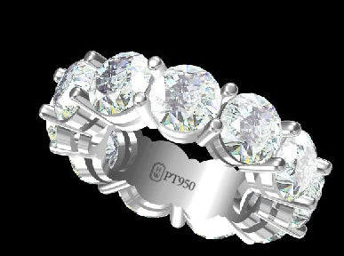 Harry Winston eternity diamond ring Kylie Jenner Moissanite HW Van Cleef Cartier kardashian  Tyler the creator ring jewelry