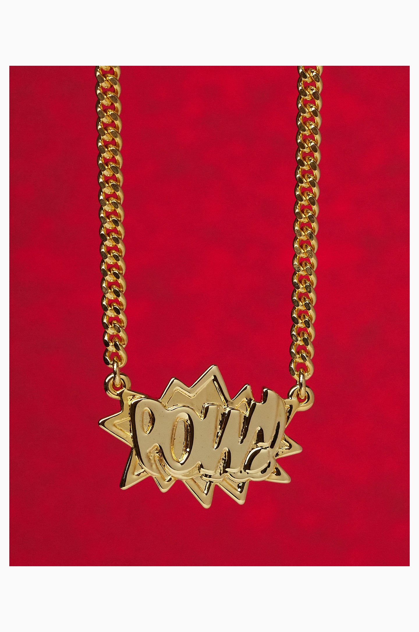 Ambush gdragon GD kanye west big sean asap rocky kid cudi pow necklace yellow gold vintage