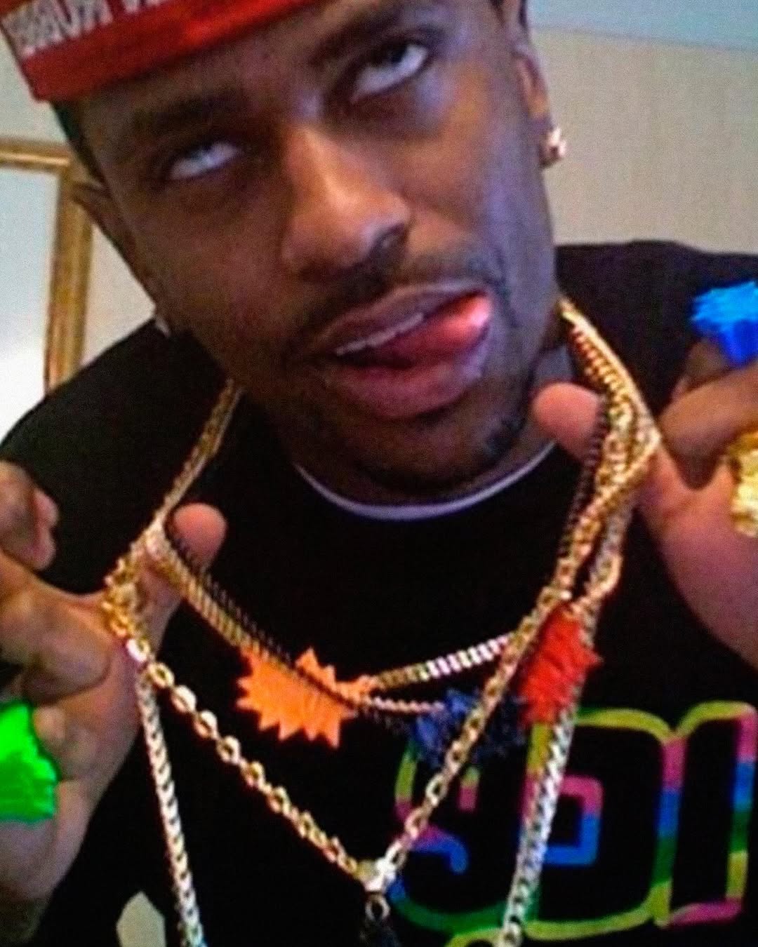 Ambush gdragon GD kanye west big sean asap rocky kid cudi pow necklace yellow gold vintage
