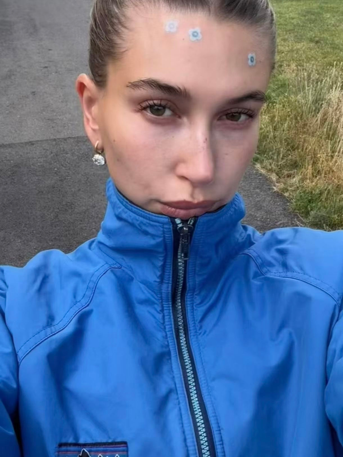 Hailey Bieber's iconic Jessica McCormack Oval Diamond Gypset Hoop Earrings