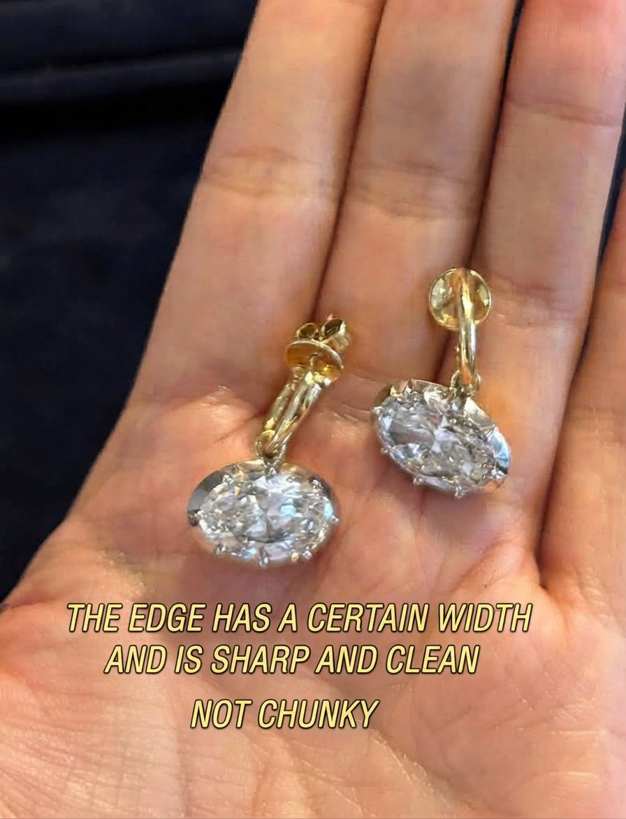Hailey Bieber's iconic Jessica McCormack Oval Diamond Gypset Hoop Earrings