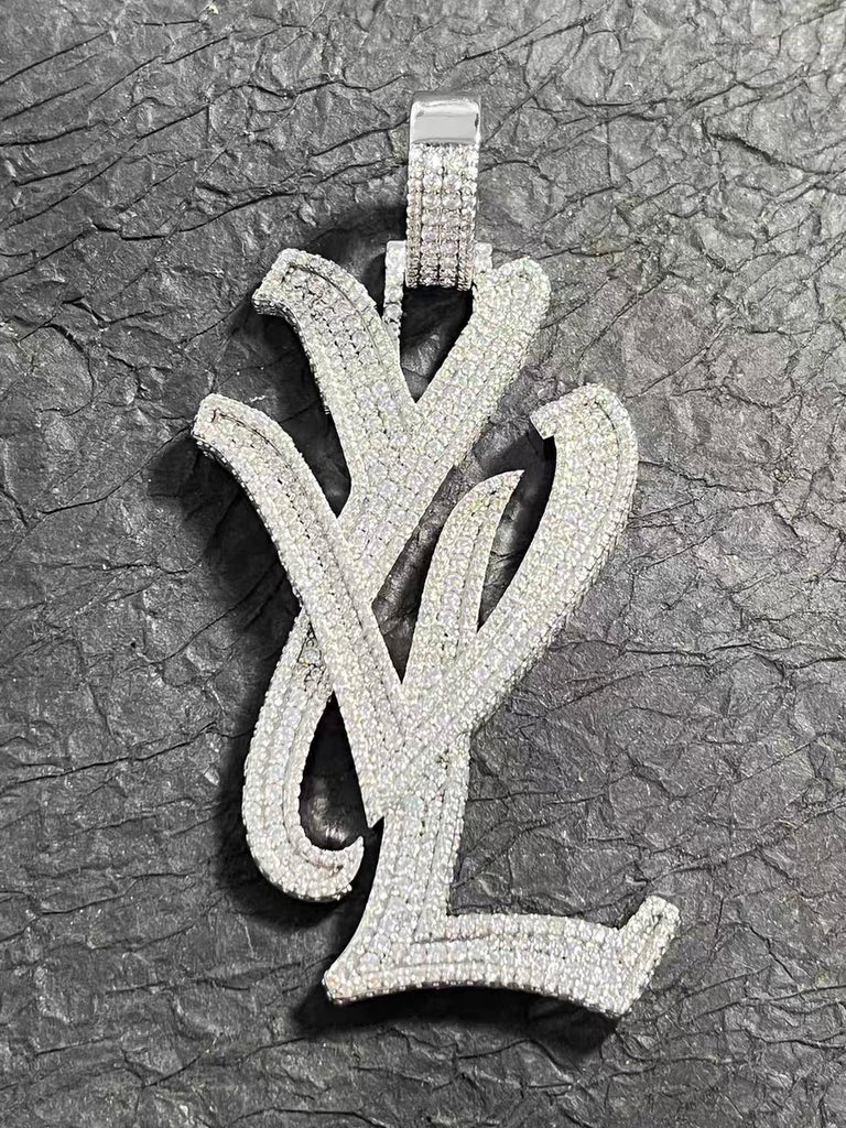 playboi carti yvl YOUNG VAMP LIFE custom necklace chain diamond exact design infinity link cuban link neclace chain diamonds