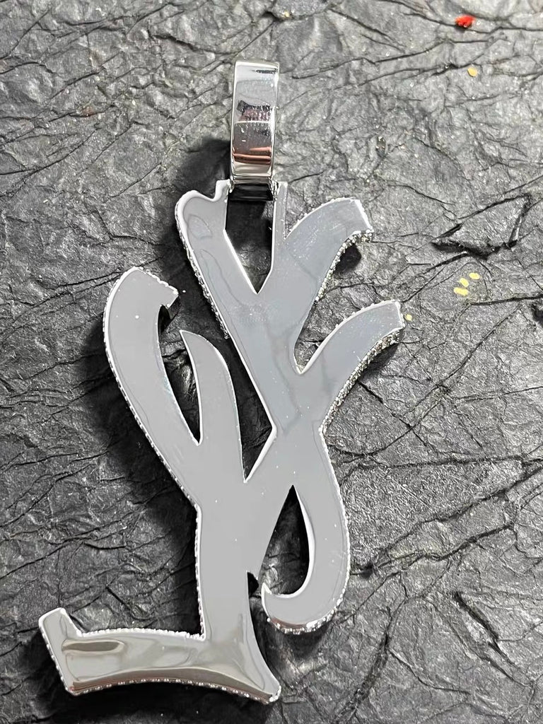 playboi carti yvl YOUNG VAMP LIFE custom necklace chain diamond exact design infinity link cuban link neclace chain diamonds