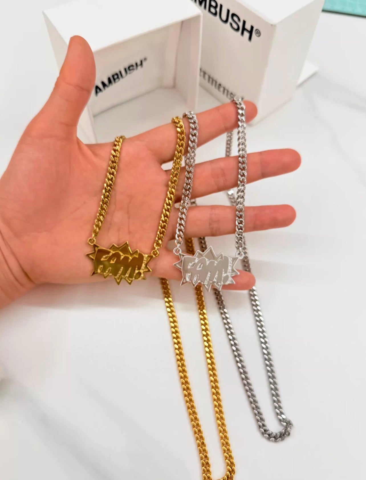 Buy AMBUSH Übermensch FAM! CHAIN necklace tour merch GDRAGON GD 지드래곤 지 bigbang