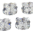 Luxury coquette clean girl aesthetic Hello Kitty moissanite diamond stud earring for high fashion Sanrio streetwear