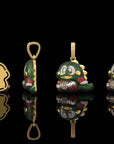 diamond custom bubble bobble bub pendant necklace chain ben baller rapper chain iced bling