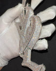 playboi carti yvl YOUNG VAMP LIFE custom necklace chain diamond exact design infinity link cuban link neclace chain diamonds