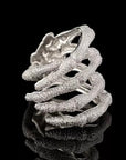 Buy Ken Carson’s Iced Out Raf Simons Skeleton Bracelet by Alex Moss