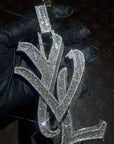 playboi carti yvl YOUNG VAMP LIFE custom necklace chain diamond exact design infinity link cuban link neclace chain diamonds