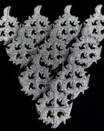 Playboi Carti YVL chain,Ken Carson teen x diamond pendant neckace chain fully iced out YVL pendant, Young Vamp Life jewelry, iced out hand sign necklace, hip hop diamond pendant
