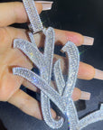 playboi carti yvl YOUNG VAMP LIFE custom necklace chain diamond exact design infinity link cuban link neclace chain diamonds