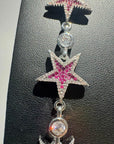 BIG R5 piece with a custom star chain for the opium boss playboicarti yvl jewelry